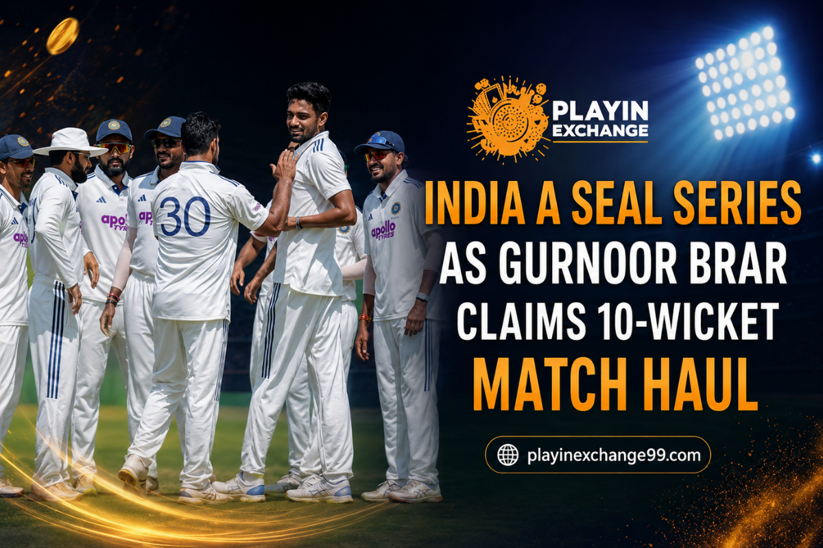 India A Seal Series As Gurnoor Brar Claims 10-Wicket Match Haul